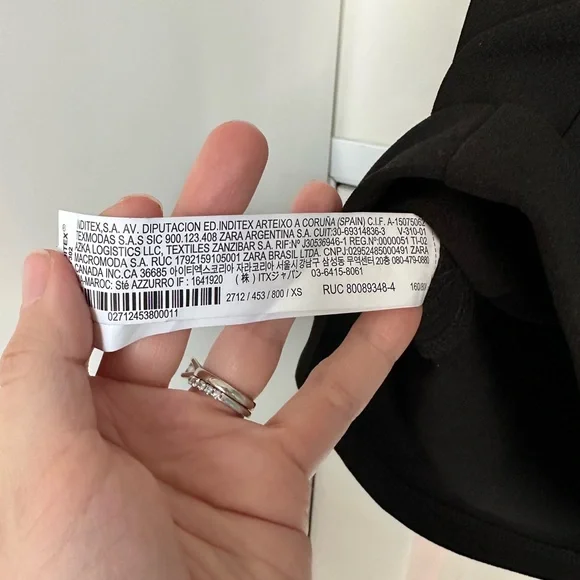 Zara Classic Black Strapless Top - Picture 10 of 10